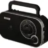 Camry CR 1140B Rádio FM AM com saída AUX e antena telescópica