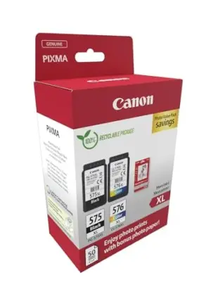 Canon PG-575XL CL-576XL Tinteiro Alta Capacidade Preto e Colorido