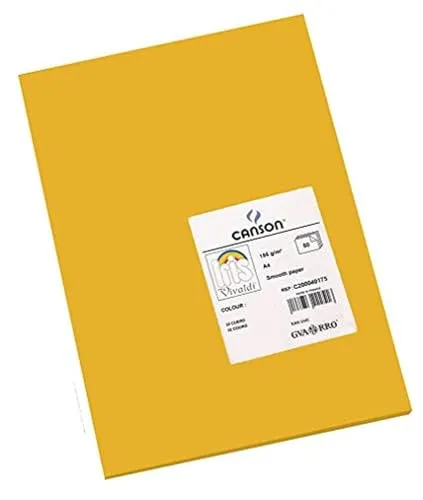 Cartolina colorida 185g A4 50 fls