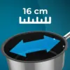 Cecotec Caçarola Inox Polka Classy 1,3L