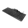 Cherry KC 1000 SC Teclado Fios Preto QWERTY