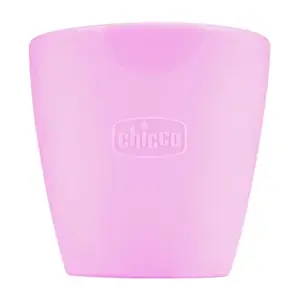 Chicco Conjunto Caneca Silicone Rosa