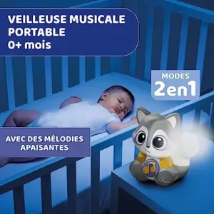 Chicco Guaxinim Musical Luz Noturna