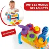 Chicco Mesa de Ferramentas 2 em 1 Brinquedo Educativo para Crianças