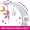 Chicco Móvel Berço Rainbow Sky Rosa 2 em 1