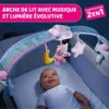 Chicco Móvel Berço Rainbow Sky Rosa 2 em 1