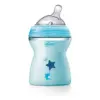 Chicco NaturalFeeling 250ml Azul Silicone