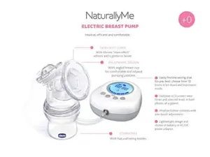 Chicco Naturally Me Extrator de Leite Elétrico 150ml