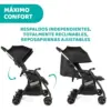 Chicco OHlalà Twin Carrinho de Bebê Preto