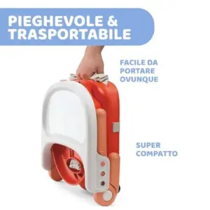 Chicco Pocket Snack Assento de Mesa Elavatório Poppy Red
