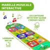 Chicco Tapete Macaca Electrônico Interativo Música e Exercícios para Crianças