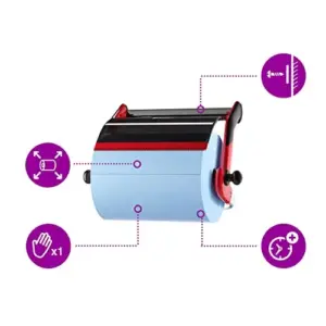 Tork Dispensador W1 Cavalete de Parede Verme/Cinza