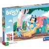 Clementoni Puzzle Bluey 6 anos Puzzle de Madeira Tema Bluey