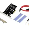 Conceptronic Emrick Adaptador PCIe SSD M.2 2 em 1