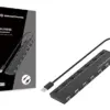 Conceptronic Hubbies 8B Hub USB 2.0 7 portas