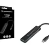 Conceptronic HUBBIES12B Hub USB 3.0 USB-C/USB-A Alumínio 12 portas
