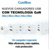 CoolBox Carregador USB-C 35W Branco
