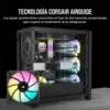 Corsair ventoinha para PC 140mm RGB Preto