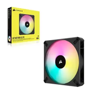 Corsair ventoinha para PC 140mm RGB preto iCUE AF140 RGB Elite