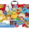 Crayola Mala de Artista Pokémon Kit Criativo para Meninos e Meninas a partir de 5 anos