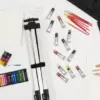 Daler Rowney Conjunto Pinturas Complete Art Easel Studio Set 115 peças