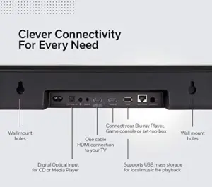 Denon Soundbar SB550 Dolby Atmos DTS:X Preto