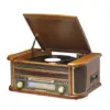 Denver MCR-50 Gira-Discos 5W com Rádio FM, CD, Cassete e USB
