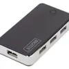 Digitus DA-70222 Hub USB 2.0 7-PORT Preto