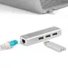 Digitus DA-70255 Hub USB-C 3 Portas Gigabit Ethernet