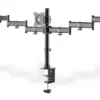 Digitus DA-90362 Suporte Triplo para Monitor Preto