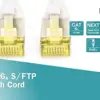 Digitus DK-1644-A-005 Cabo Ethernet CAT6A 0,5m Cinza