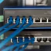 Digitus Switch 8 Portas Fast Ethernet PoE Preto e Azul