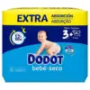 Dodot Fraldas Bebé Seco Extra T3+ 7-11kg Jumbo Pack 66 unidades