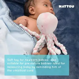Doudou Nattou Polvo Piu-Piu Rosa