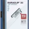 Durable Classificador com Clip Duraclip 30 Vertical Azul