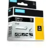 Dymo Fita Rhinopro Vinil 12Mm Br/Pr Resistência Industrial