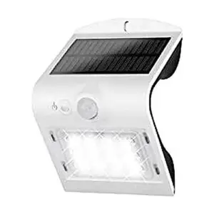 EDM Aplique Solar Recarregável 1.5W Branco Sensor