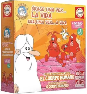 Educa Jogo Educativo Era uma Vez a Vida Corpo Humano 6 Anos Jogo de Tabuleiro