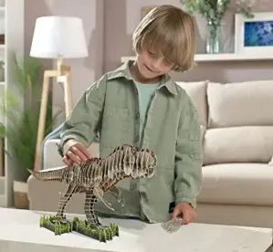 Educa Puzzle 3D T-Rex 6 anos Puzzle e Quebra-Cabeça Dinossauro