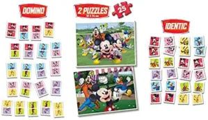 Educa Superpack 4 em 1 Mickey and Friends 3 a 4 anos Jogos Educativos