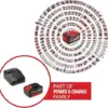 Einhell Kit Power X Change 18V Starter 4 Ah Bateria compatível com TWIN-PACK