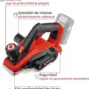 Einhell TE-PL 18/82 Li Sem Fio Plaina Elétrica