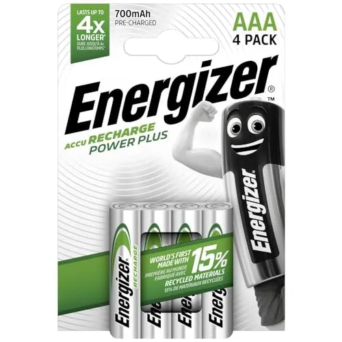 Energizer Pilhas Recarregáveis AAA 700mAh 1.2V