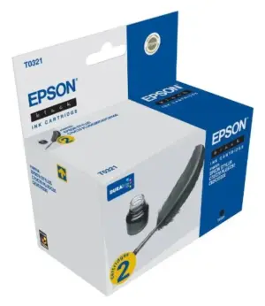 Epson C13T03214010 Tinteiro Preto Capacidade 1240 páginas