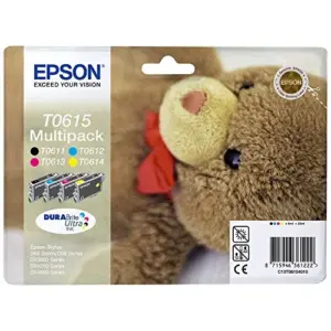 Epson T0615 Multipack Cartuchos de Tinta 4 cores 450 páginas