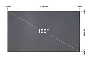 Epson V12H002AD0 100 polegadas Tela de Projeção