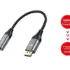 Equip Adaptador DisplayPort 15cm Macho para HDMI Fêmea