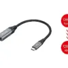 Equip Adaptador USB-C para HDMI 15cm Banhado a Ouro