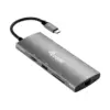 Equip Hub 133490 base e duplicador de portas USB-C, Ethernet, HDMI, micro SD, TF, 9 portas