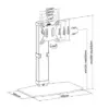 Equip Suporte 17-32 Polegadas Free-Standing Stand